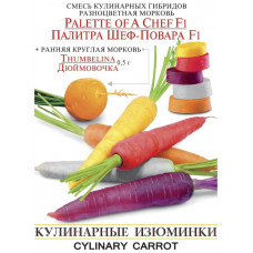 Морковь  разноцветная кулинарная смесь  "Палитра шеф повара"